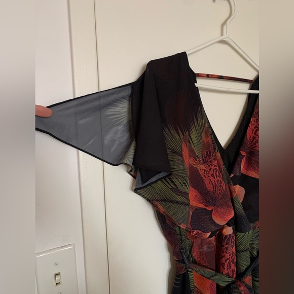 FLORAL MAXI DRESS - Picture 3 of 9